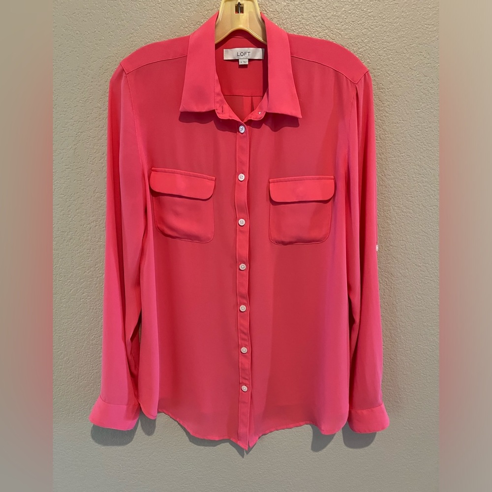 LOFT Long Sleeve Blouse